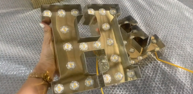 Chữ Inox đèn led