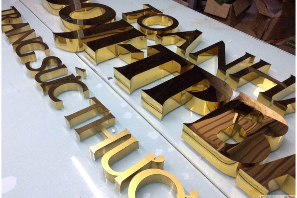 Báo giá chữ inox