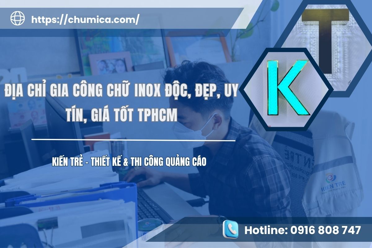 Gia công chữ inox